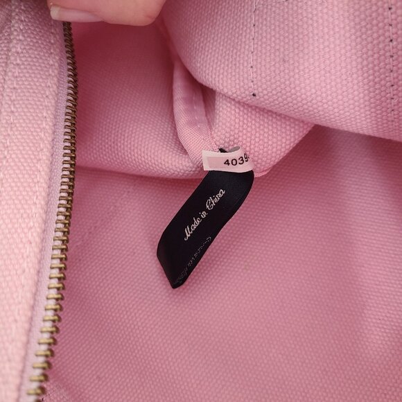 Polo Ralph Lauren Duffel Bag Pink Canvas Shoulder Bag - Picture 5 of 12